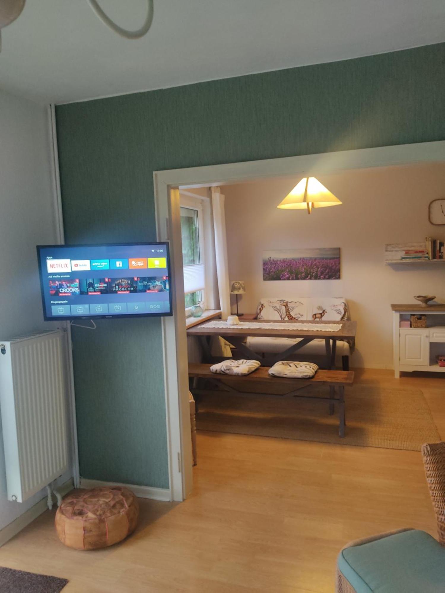 Ferienwohnung Haus Papenburg Garten Parkplatz Nordsee Esterno foto